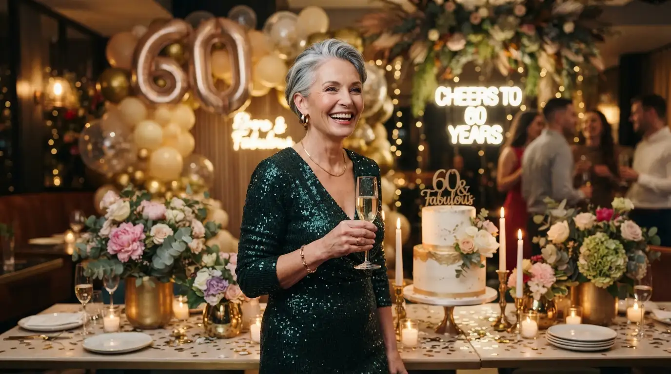 60th Birthday Greetings Captions for Social Media