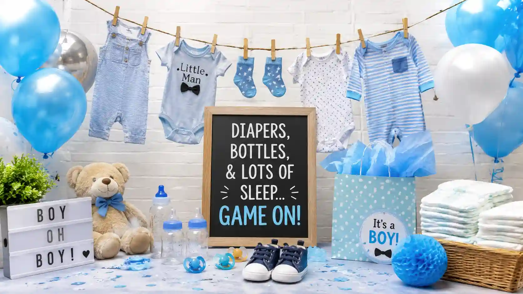 Funny Baby Boy Shower Wishes