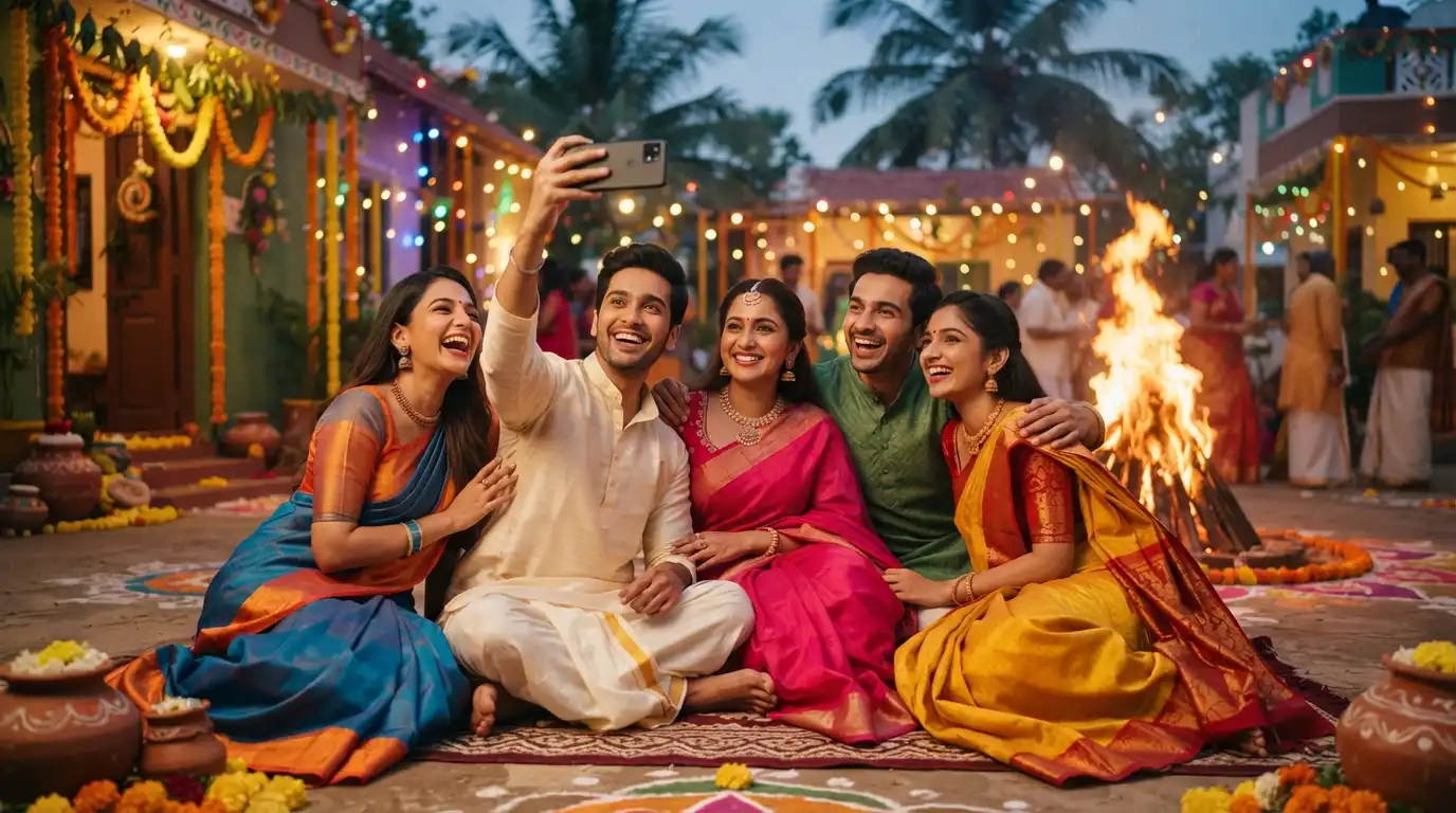 Hppy Bhogi Wishes for Social Media