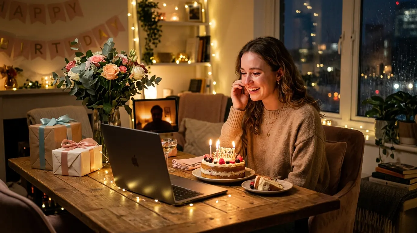 Birthday Wishes for Long-Distance Girlfriend