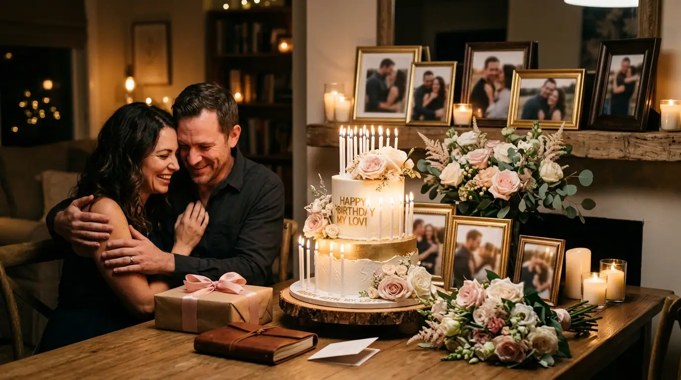 Emotional 40th Birthday Wishes for Husband