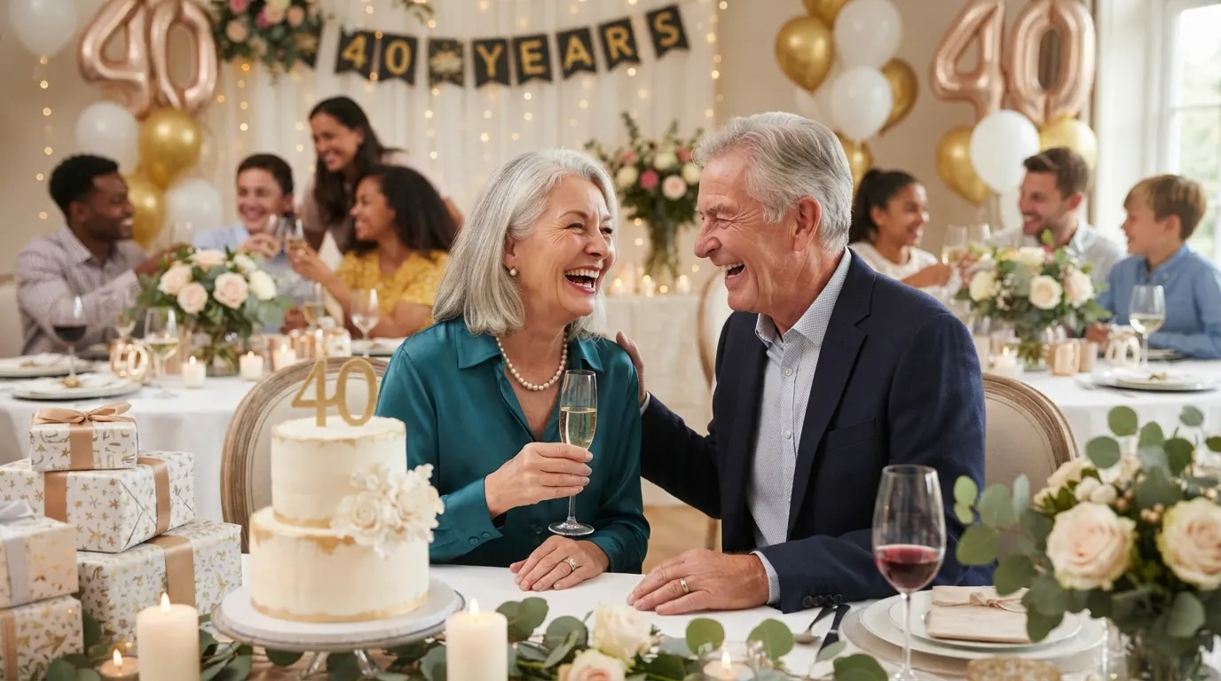 Funny 40th Anniversary Wishes