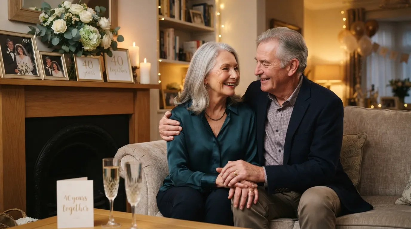 Heartfelt 40th Anniversary Wishes