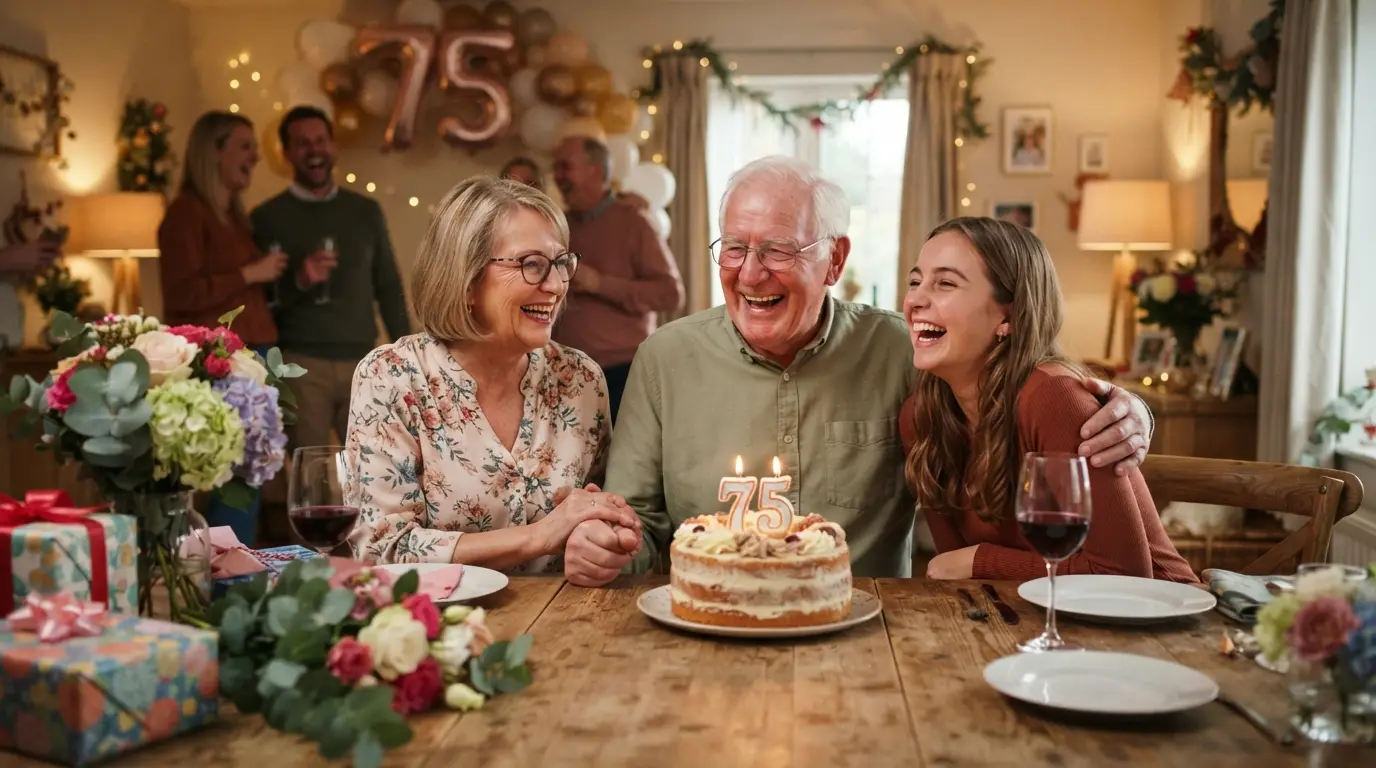 Heartfelt Funny 75th Birthday Wishes