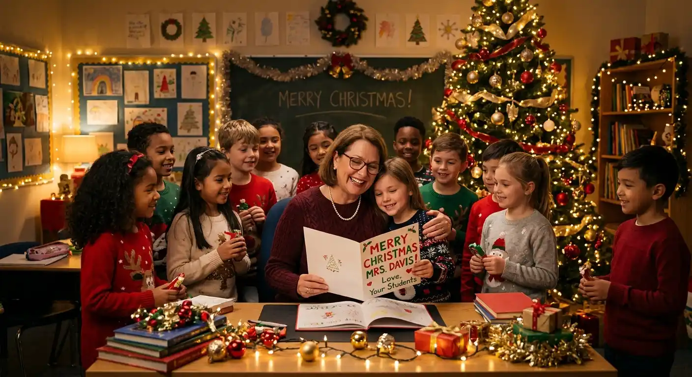 Heartfelt Merry Christmas Wishes for Teacher
