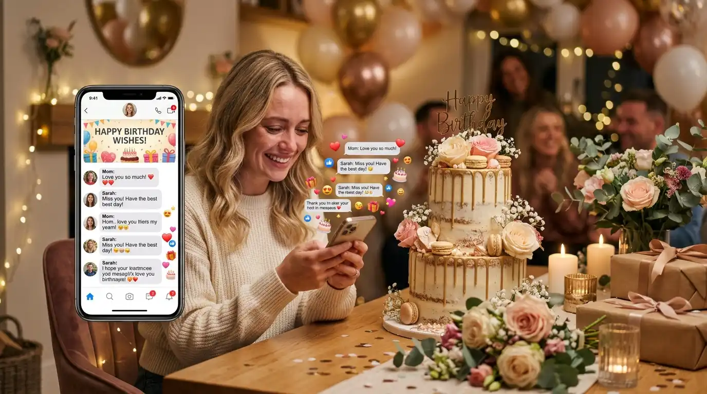 Heartfelt Thanks Messages for Birthday Wishes