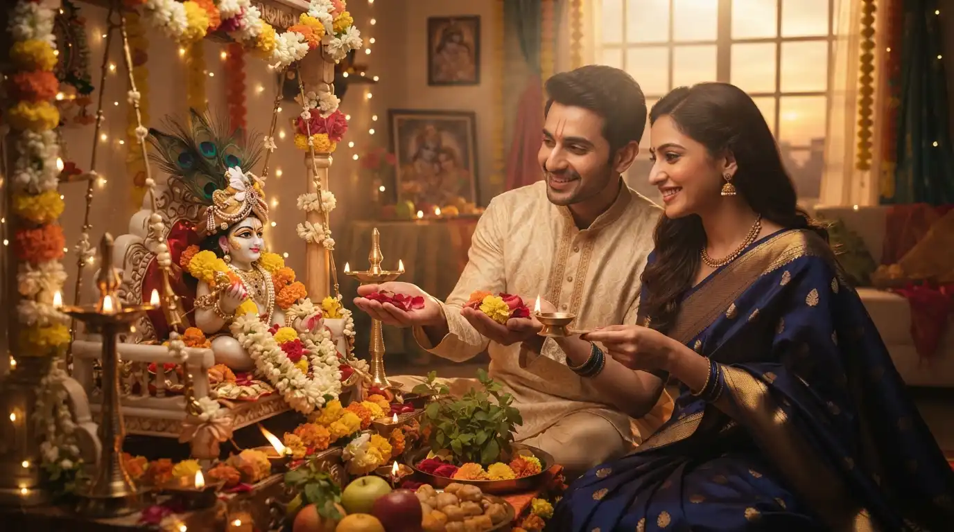 Romantic Krishna Janmashtami Wishes