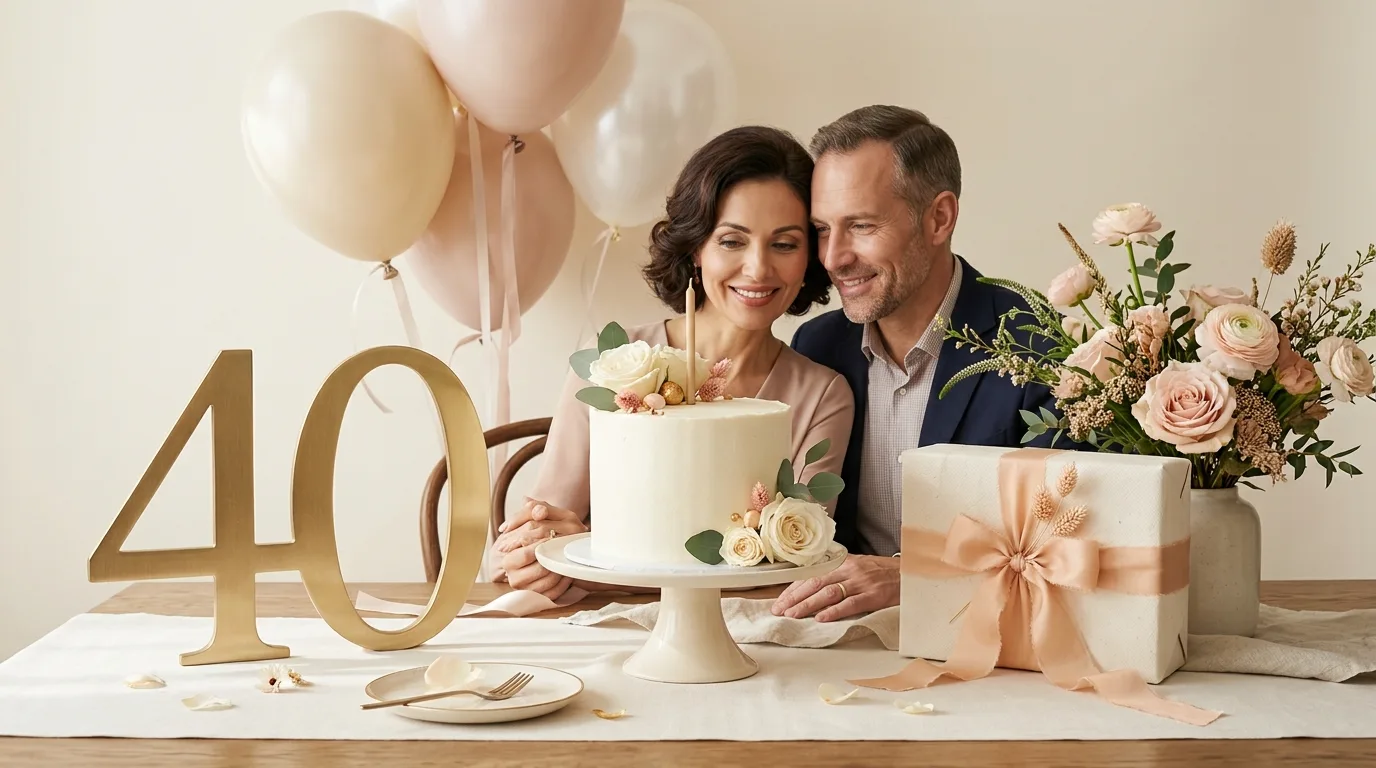 Short & Sweet 40th Birthday Wishes