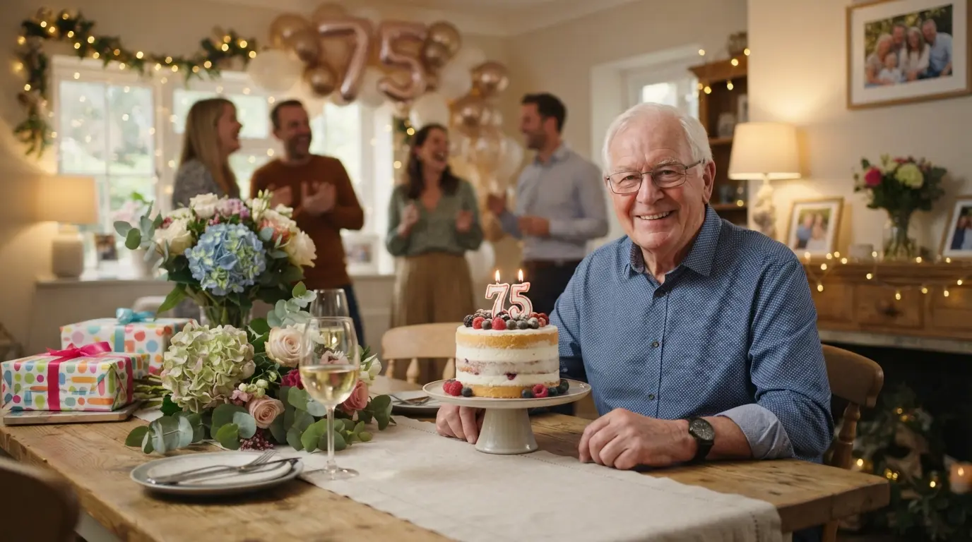 Short and Sweet 75th Birthday Wishes