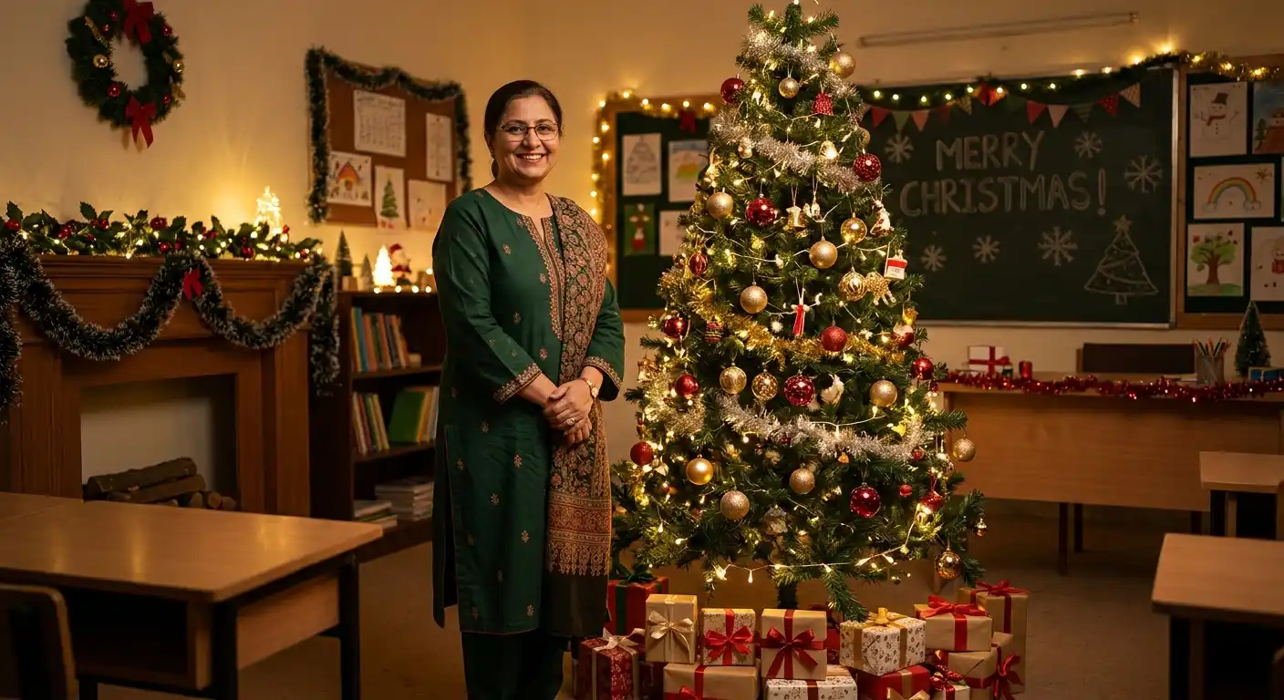 Short & Sweet Christmas Wishes for Teacher