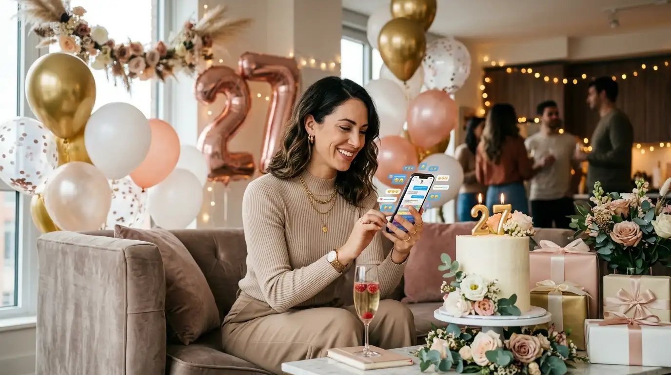 Social Media Thanks for Birthday Wishes